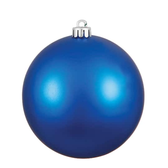 Vickerman 10" Blue Matte Ball Ornament